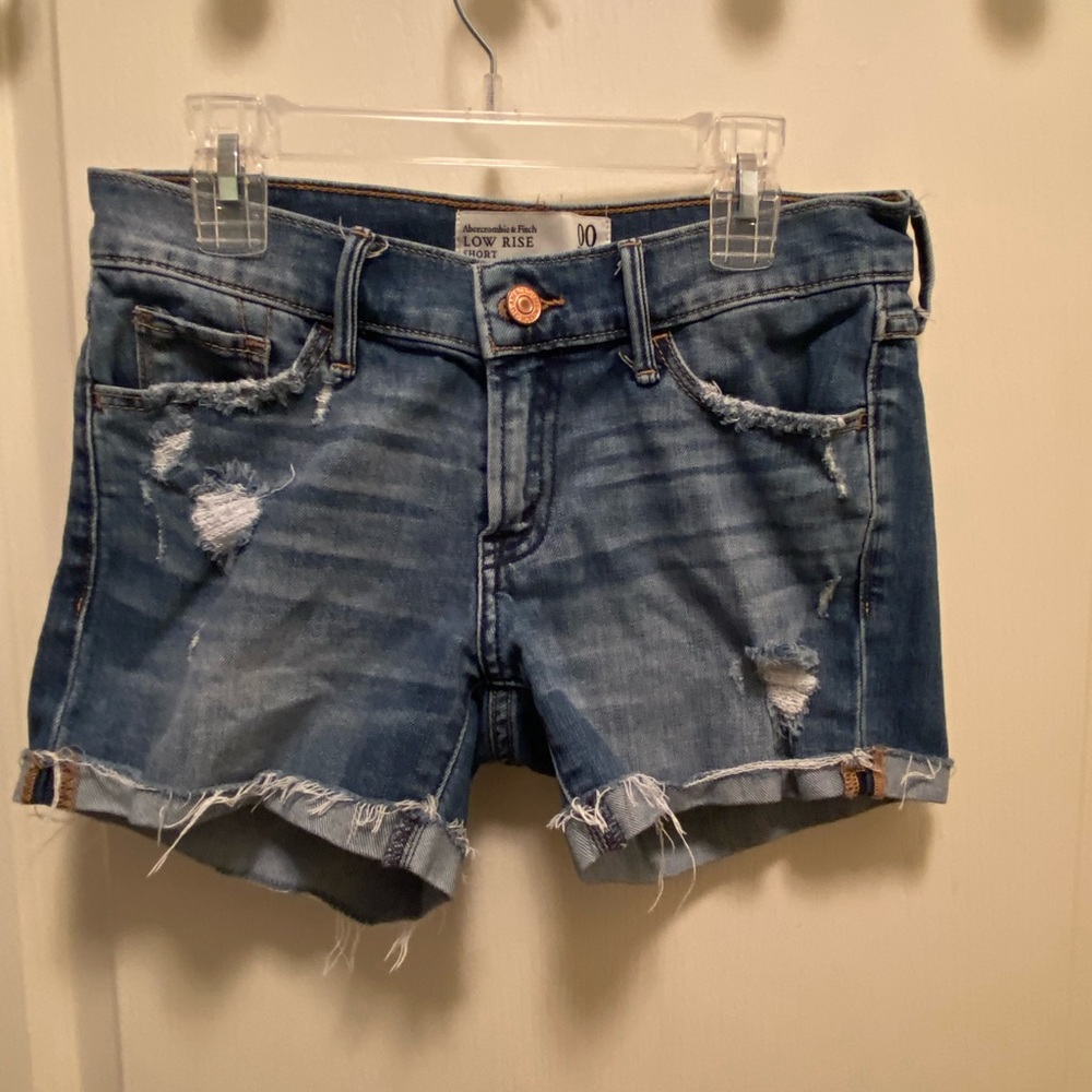 Abercrombie & Fitch low rise jean shorts